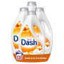 Dash 2en1 Lessive Liquide Ambre & Orchidée x120 | 120 lavages (4X30) | 120 lavages (4X30). Parfum Ambre & Orchidée. Jusqu'à 3 se