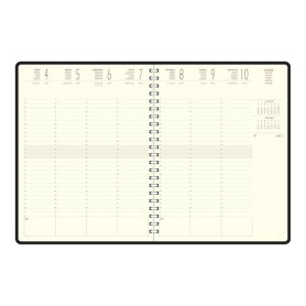 EXACOMPTA - 1 Recharge Pour Agenda Semainier Horizon 27 Spiralée - Janvier 2027 à Décembre 2027 - Format 21 x 27 cm