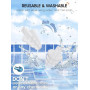 Bouchon Oreille Avion, 2 Paires Bouchons d’Oreilles Enfants 6+ et Adultes/Canal Auditif Étroit, 26dB, Réutilisables Silicone ave