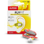Alpine FlyFit Bouchons Voyage Régulation Pression 17dB Réutilisables | Prévient l'inconfort en vol. Régule les changements de pr
