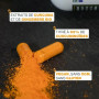 Curcuma BIO Haute Absorption | + Gingembre | 87% Curcumine | 120 gélules | Sans Poivre Noir | Extraits Concentrés | Articulation