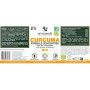 Curcuma BIO Haute Absorption | + Gingembre | 87% Curcumine | 120 gélules | Sans Poivre Noir | Extraits Concentrés | Articulation