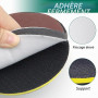 BEASAFY 80 Pièces Disques Plateau de Ponçage 125mm, Disque Poncage Grain 40/60/ 80/120/ 180/240/ 320/600, Disque Abrasif avec Fi