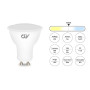 GY Ampoules LED GU10 8W 800LM 4000K Blanc Neutre, 120° Larges Faisceaux, Verre Dépolie, Ampoule GU10 Led Non-Dimmable 12 Unité (