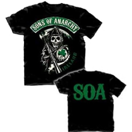 Sons of Anarchy Ireland T-shirt Noir (3XL)