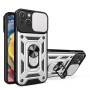 ILING Coque pour Realme GT 8 Pro 5G, Texture Métal Mate Antichoc Dos Rigide PC Housse, Doux Silicone TPU Bumper Étui avec Suppor