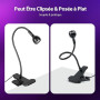Lampe UV ongles gel 5W mini lampe UV LED ongles semi permanent portable avec pince et interrupteur pour résine et pose américain