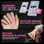 UNA GELLA Capsule Americaine Ongle Ballerina Medium, 510 pcs 15 Tailles, Capsules Ongles Gel Pré-Buffées Sans Limage, Faux Ongle