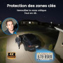 aosu D1 Max 4K Caméra Surveillance WiFi Extérieure sans Fil, Kit 4 Caméras | 8MP Caméra Solaire, PTZ 360° PIR + IA Suivi Auto Dé