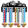 CREATCABIN Trail Running Médaille Cintre Présentoir Porte-Médaille Rack Sports Métal Suspendu Récompenses Fer Petit Mont Décor R