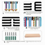 CREATCABIN Trail Running Médaille Cintre Présentoir Porte-Médaille Rack Sports Métal Suspendu Récompenses Fer Petit Mont Décor R