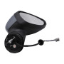 TAKPART Rétroviseur électrique côté apprêté pour Fiesta MK7 2008-2012 (non peint)