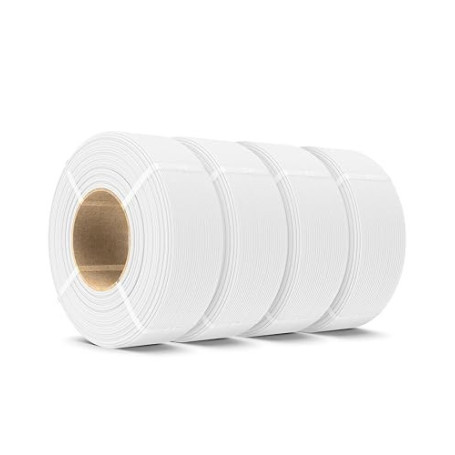SUNLU Recharge de filament PLA mat 1,75 mm 4 KG, pour imprimante 3D, blanc mat, sans bobine PLA mat, compatible avec les bobines