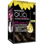 Garnier Olia Coloration Permanente Sans Ammoniaque Châtain Pur 4.0 | 60% huiles naturelles, Technologie ODS, Couleur longue tenu