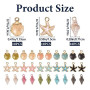 JOOTUEPO 30 Pièces Pendentif, Breloques Mixtes d'étoile de mer coquillage | Pendentifs pour Bracelet, Vente en Gros de Fournitur