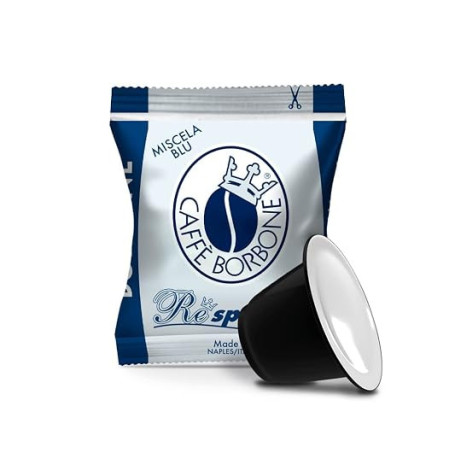 Caffè Borbone Respresso Mélange Bleu - 100 Capsules Compatibles Nespresso®*