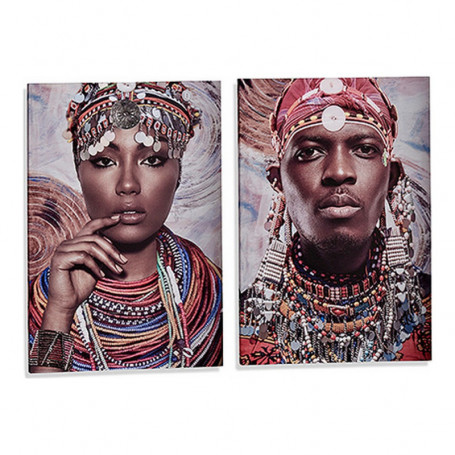 Cadre Africain (2 pcs) (50 x 1,5 x 70 cm) 244,99 €