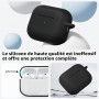 Inesore Compatible with AirPods Pro 3 Case - Black | Silicone Protective Case Cover for Apple Air Pod Pro 3rd (2025), Unisex Des