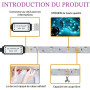 MUSUNIA Bande LED à piles - 2 m - RGB 5050 - Fonctionne avec piles ou USB - Intensité variable à distance - 16 couleurs - Découp