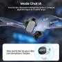Conyat Ecouteur Traducteur Instantané, 40 Heure Bluetooth 5.4 Ecouteurs sans Fil avec 164 Langues, 3 en 1 Écouteur AI Traduction