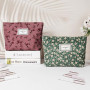 Aucuu Trousse de Toilette Voyage, Trousses de Maquillage en Toile, Cosmétiques à Glissière Portable, Sac de Organiseur Cosmétiqu