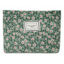 Aucuu Trousse de Toilette Voyage, Trousses de Maquillage en Toile, Cosmétiques à Glissière Portable, Sac de Organiseur Cosmétiqu