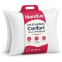 Blanrêve - Lot de 2 Oreillers Confort - Doux et Moelleux - 60x60 cm | Lot de 2 oreillers en microfibre. Garnissage Polyester - I