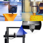 5 Pièces Acier Trempé MK8 Buses, 0,4mm Hotend Extrudeuse Nozzle pour Ender 3s 3 Pro, CR-10 Imprimante 3D 1,75mm Filament
