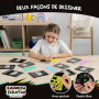 BONNYCO Carte a Gratter Enfant 16 Sets Cadeau Anniversaire Enfants Invites | Carnet, Pochoir et Stylet en Bois Inclus. Jouet Pin