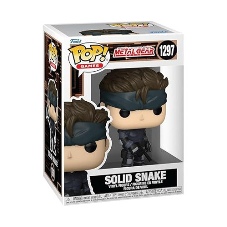 Funko Pop! Games: Metal Gear Solid - Solid Snake | Goodies Officiels - Figurine Vinyle à Collectionner et Déco Étagère - Idée Ca