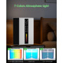 Deshumidificateur d Air Silencieux 1,8L – Déshumidificateur Electrique avec Mode Nuit Écran Éteint, 2 Vitesses + Dégivrage Auto,