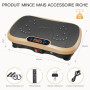 Dripex Plateforme Vibrante Oscillante Puissante 99 Vitesses Bluetooth | Puissante, 5 modes, haut-parleur Intégré, bluetooth, por