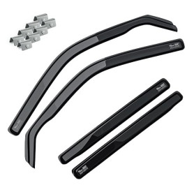 MOTOS Deflecteur vitre voiture pour PEUGEOT 5008 II 2016-2024 Déflecteurs d'air élégants avec installation facile, Réduction du