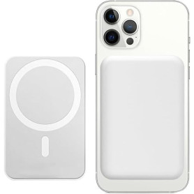 Batterie Externe 10000 mAh, Power Bank Magnétique sans Fil Induction Banque de Puissance, 20W Charge Rapide pour iPhone 17 16 15