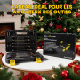 Enventor Jeu de Clés à Cliquet 14 Pièces, Tête Flexible 180°, 6–19 mm | 90 Dents, Angle de Travail 4°, Acier Cr-V avec Revêtemen