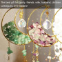 Arc-en-Ciel Attrape-Soleil en Cristal Coloré, Pendentif Suncatcher Soleil Cristal Décoration, Capteur Ornement pour Fenêtre Jard