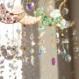 Arc-en-Ciel Attrape-Soleil en Cristal Coloré, Pendentif Suncatcher Soleil Cristal Décoration, Capteur Ornement pour Fenêtre Jard