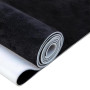 Tissu Ciel de Toit Voiture 200 cm x 150 cm, Aspect Daim, avec Dos en Mousse de 4 mm, Rénovation Garniture Intérieure Textile pou
