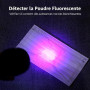 Lepro Lampe UV 395nm Détecteur | 51 LEDs ultra-violet. Détecteur pour Traceurs Fluorescents Chien Chat Tapis Détecteur Urine Sco