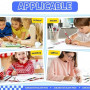 LATERN 20 Pièces Stylos à Bille à Sublimation, 14CM Stylo à Transfert Thermique Vierge Stylo à Bille Rétractable Aluminium Clip