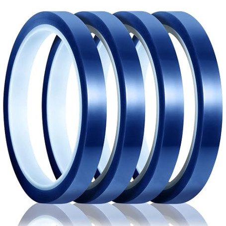 Outus 4 Rouleaux 10 mm x 33 m 108 ft Ruban Chauffant pour Sublimation | Ruban Résistant à Chaleur sans Résidus, Ruban de Transfe