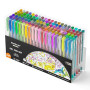 Shuttle Art 240PCS Stylo Gel Paillette, 120 Stylos Gel avec 120 Recharges | Stylo Paillette Idéal pour Livres à Colorier, Dessin