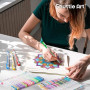 Shuttle Art 240PCS Stylo Gel Paillette, 120 Stylos Gel avec 120 Recharges | Stylo Paillette Idéal pour Livres à Colorier, Dessin