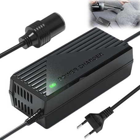 Convertisseur de Tension 220v à 12v, Adaptateur Prise Allume-Cigare, convertisseur Adaptateur Secteur, Adaptateur Alimentation g