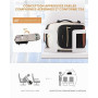 LOVEVOOK Sac à Dos Voyage Cabine Avion 45x36x20 pour Femme Homme | Bagages Valise Easyjet Ryanair - Étanche, pour Ordinateur P