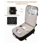 LOVEVOOK Sac à Dos Voyage Cabine Avion 45x36x20 pour Femme Homme | Bagages Valise Easyjet Ryanair - Étanche, pour Ordinateur P
