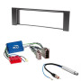 CARAV 11-006 Kit de 12 DIN Autoradio Façade d'autoradio pour A avec Adaptateur Actif pour A4 (B6) 2000-2006