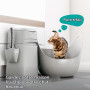 Litter Genie Poubelle à litière Easy Roll sans odeurs pour Le Bien être du Chat avec 2 recharges - 12 Mois pour Un Chat
