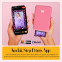 KODAK Step Mini imprimante Mobile Couleur Portable et sans Fil Imprimante Photo instantanée pour Smartphone, Zink 2x3” (5,1 x 7,