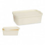 Boîte de rangement avec couvercle Crème Plastique (29,5 x 14,3 x 45 cm) 45,99 €